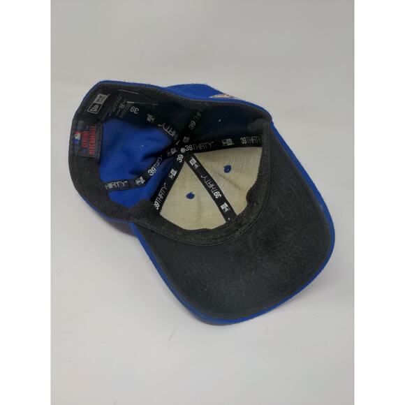 New Era 39Thirty Chicago Cubs MLB Post Season 2016 Fitted Hat Size L/XL Blue - Picture 11 of 15